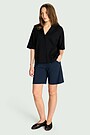 SENSITIVE fabric shorts 1 | Dark blue | Audimas