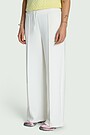 Textured wide sweatpants 2 | WHITE | Audimas