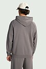 Full-zip cotton hoodie 2 | GREY | Audimas