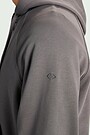 Full-zip cotton hoodie 3 | GREY | Audimas