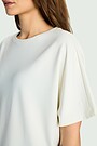 Loose fit T-shirt 3 | WHITE | Audimas