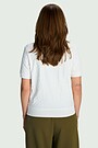 Textured cotton polo T-shirt 2 | WHITE | Audimas