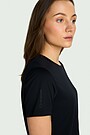 Lightweight synthetic T-shirt 3 | BLACK | Audimas