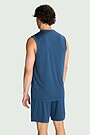 Synthetic jersey tank top 2 | Dark blue | Audimas