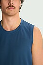 Synthetic jersey tank top 3 | Dark blue | Audimas