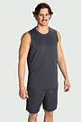 Synthetic jersey tank top 1 | GREY | Audimas