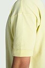 Oversized short sleeve cotton T-shirt 4 | YELLOW | Audimas