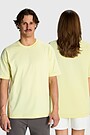 Oversized short sleeve cotton T-shirt 1 | YELLOW | Audimas
