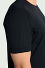 Lightweight synthetic T-shirt 3 | BLACK | Audimas