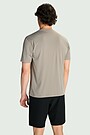 Lightweight synthetic T-shirt 2 | BROWN | Audimas