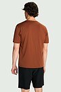 Lightweight synthetic T-shirt 2 | BROWN | Audimas