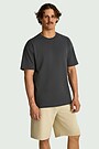 Oversized short sleeve cotton T-shirt 2 | GREY | Audimas