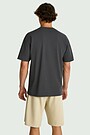 Oversized short sleeve cotton T-shirt 4 | GREY | Audimas