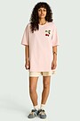 Short sleeves cotton T-shirt "Cherry" 3 | PINK | Audimas