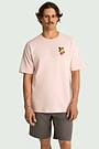 Short sleeves cotton T-shirt "Strawberry" 1 | PINK | Audimas