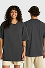 Oversized short sleeve cotton T-shirt 1 | GREY | Audimas