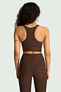 Elongated sports bras 3 | BROWN | Audimas