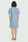Knitted half-zip dress 2 | BLUE | Audimas