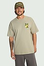 Short sleeves cotton T-shirt "Quinces" 4 | GREEN | Audimas
