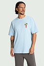 Short sleeves cotton T-shirt "Currants" 4 | Dark blue | Audimas
