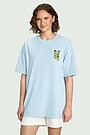 Short sleeves cotton T-shirt "Gooseberry" 1 | Dark blue | Audimas