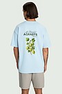 Short sleeves cotton T-shirt "Gooseberry" 2 | Dark blue | Audimas