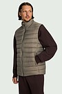 Light vest with synthetic insulation 1 | BROWN | Audimas
