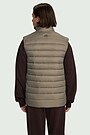 Light vest with synthetic insulation 2 | BROWN | Audimas