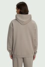 Cotton French terry hoodie 3 | BROWN | Audimas