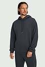 Cotton French terry hoodie 1 | GREY | Audimas