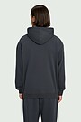 Cotton French terry hoodie 2 | GREY | Audimas