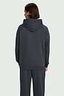 Cotton French terry full-zip hoodie 2 | GREY | Audimas