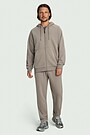 Cotton French terry sweatpants 1 | beige | Audimas