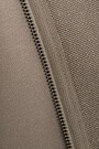 Cotton French terry full-zip hoodie 4 | beige | Audimas