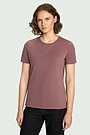 Short sleeve cotton T-shirt 1 | PINK | Audimas