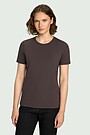 Short sleeve cotton T-shirt 1 | BROWN | Audimas
