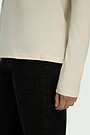 Cotton pique polo top 3 | WHITE | Audimas