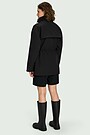 Oversized Softshell jacket 4 | BLACK | Audimas
