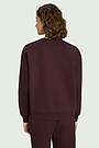 Cotton pique sweatshirt 3 | PURPLE | Audimas