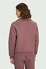 Cotton pique full-zip jacket 2 | PINK | Audimas