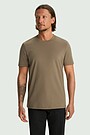 Short sleeve cotton T-shirt 1 | BROWN | Audimas