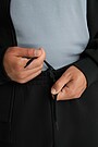 Straight fit cotton pique sweatpants 4 | BLACK | Audimas