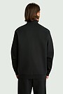 Cotton pique full-zip jacket 2 | BLACK | Audimas
