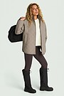 Quilted jacket with synthetic insulation 1 | GREY | Audimas