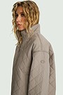 Quilted jacket with synthetic insulation 5 | GREY | Audimas