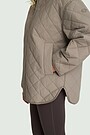 Quilted jacket with synthetic insulation 6 | GREY | Audimas