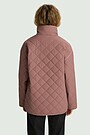 Quilted jacket with synthetic insulation 3 | PINK | Audimas