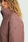 Quilted jacket with synthetic insulation 5 | PINK | Audimas