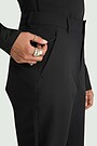 Outdoor stretch woven pants 5 | BLACK | Audimas