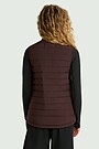 Lightweight down vest 4 | BROWN | Audimas